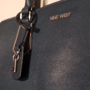 Nine West Teal Handbag Satchel Crossbody